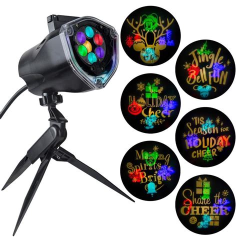 Gemmy Lightshow Projection Multi-function Led Multi-design Christmas ...