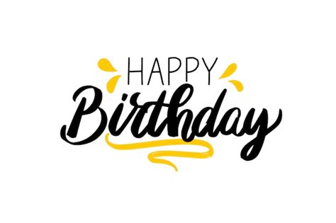 Happy Birthday Typography Images - Free Download on Freepik