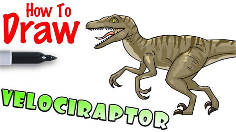 How To Draw A Raptor Step By - Playerhurt30