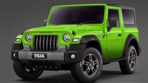 New-gen Mahindra Thar Rendered in a Set of Bright Colours | Mahindra ...