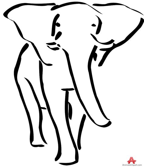 Elephant Outline Svg Elephant Svg Elephant Outline Clipart