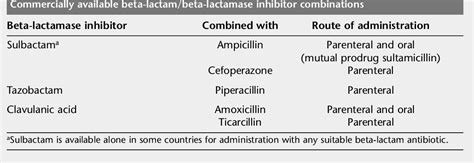 Beta-Lactam/Beta-Lactamase Inhibitor Combinations in Empiric Management ...