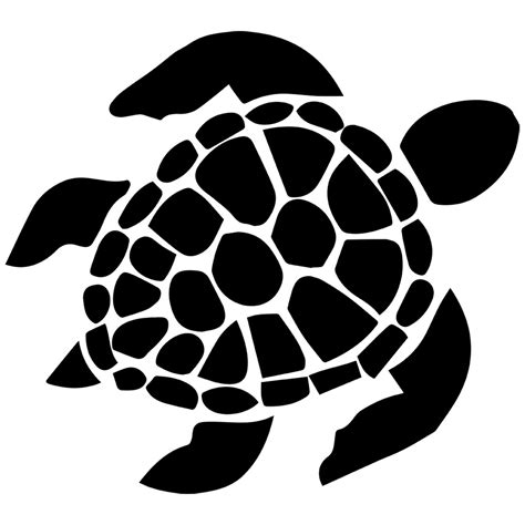 sea-turtle-outline-with-sea-clipart-silhouette - Alcohol Ink Art Community