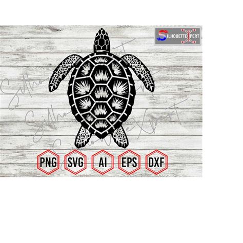 Turtle Silhouette 1, Turtle svg, Turtle Art svg - Clipart, C - Inspire ...