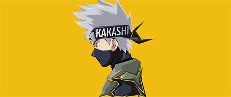 2560x1080 Kakashi Hatake Minimal 4K 8K 2560x1080 Resolution Wallpaper ...