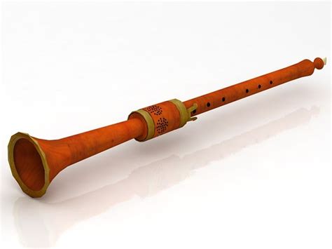 3D Medieval Music Instrument Alto Shawm model - TurboSquid 1787925