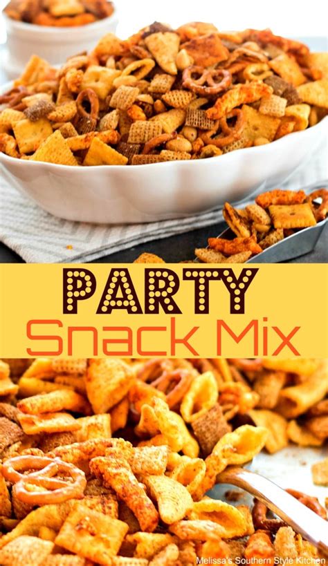 Party Snack Mix - melissassouthernstylekitchen.com