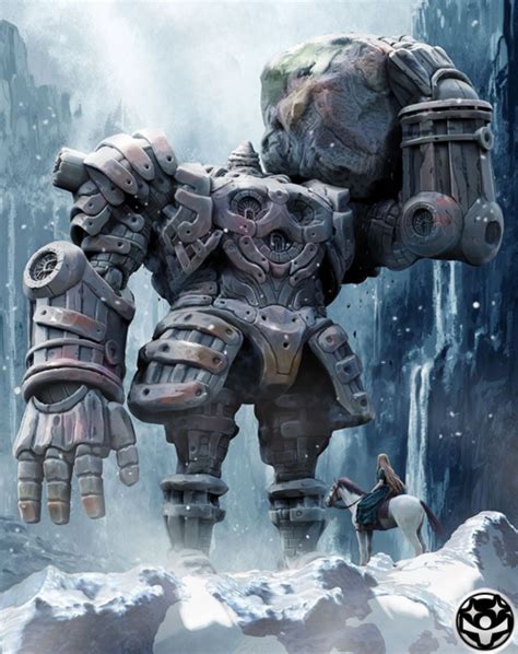 Legendary Golem from Mobius Final Fantasy #art #illustration #artwork # ...