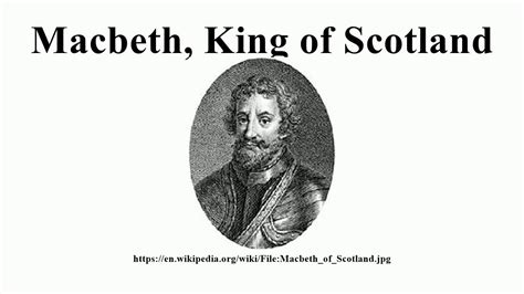 Macbeth king of scotland - forkidsfreeloads