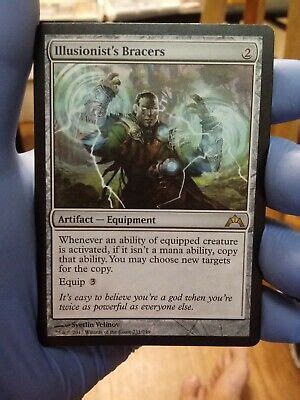 Illusionist's Bracers (Gatecrash) MTG MINT COLLECTOR OWNED...GREAT IN ...