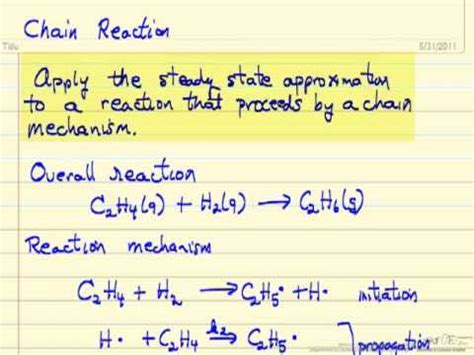 Chain Reaction Mechanism - YouTube