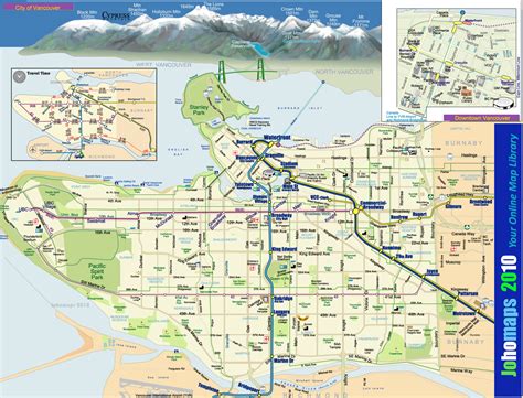 Map of Vancouver - JohoMaps