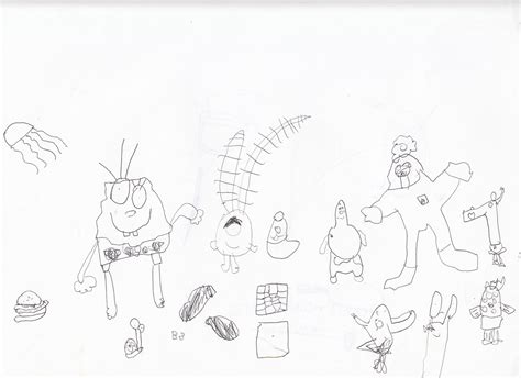 Spongebob Squarepants characters (old) by JohnHowarth