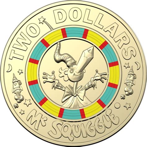 2019 Mr SQUIGGLE coin collection by Royal Australian Mint - Numismag