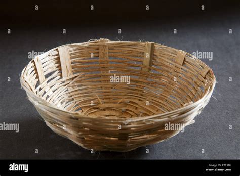 Cane basket, Tokri Stock Photo - Alamy