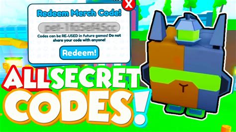 ALL NEW SECRET *ANNIVERSARY* UPDATE CODES In PET SIMULATOR X CODES ...