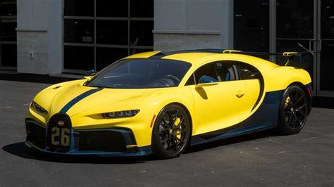 Check The Spec: Bugatti Chiron Pur Sport in Jaune Molsheim Yellow with ...