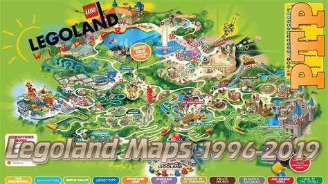 Legoland Windsor Maps 1996-2019 - YouTube