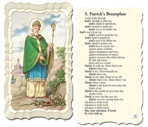 St. Patrick Breastplate Paper Prayer Cards 50 Pack