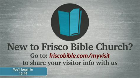 Frisco Bible Church - Home | Facebook