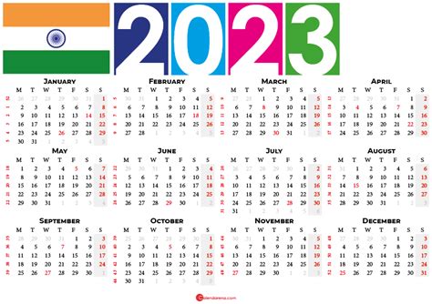 Famous 2023 Calendar Holidays India Pics – Calendar With Holidays ...