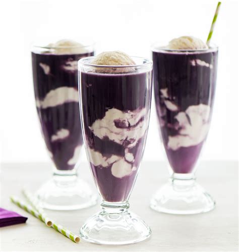 The original "Purple Cow" - Vanilla Ice Cream and Welch's 100% Grape ...