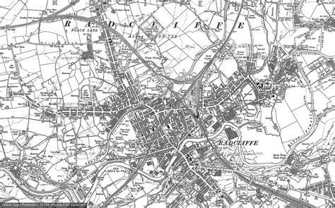 Old Maps of Radcliffe, Greater Manchester - Francis Frith