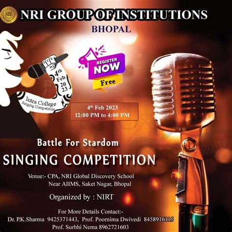 Singing Competition Organized by NIRT - NRI