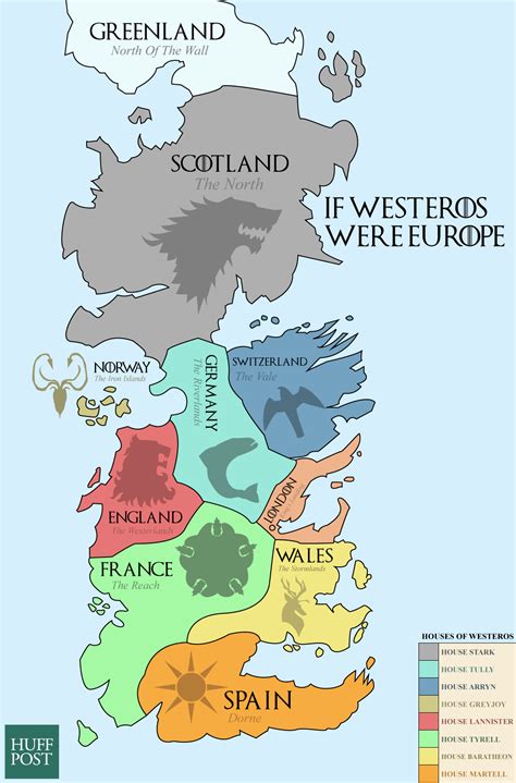 Mapa De Westeros Arte Juego De Tronos Mapa De Poniente Mapa Juego ...