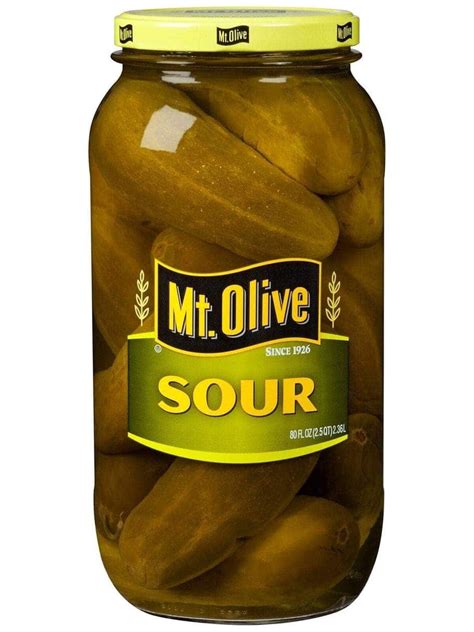 Sour Pickles - Mt Olive Pickles