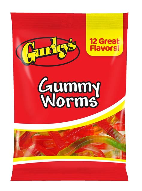 GUMMY WORMS 5.75 OZ 12 PER BOX - Midwest Distribution