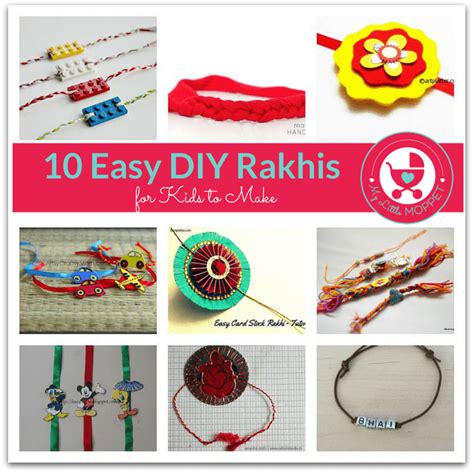 10 Simple DIY Handmade Rakhi Ideas for Kids to Make