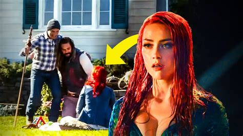 Aquaman 2's New Trailer Hides Amber Heard's Mera In Hilarious Fashion ...