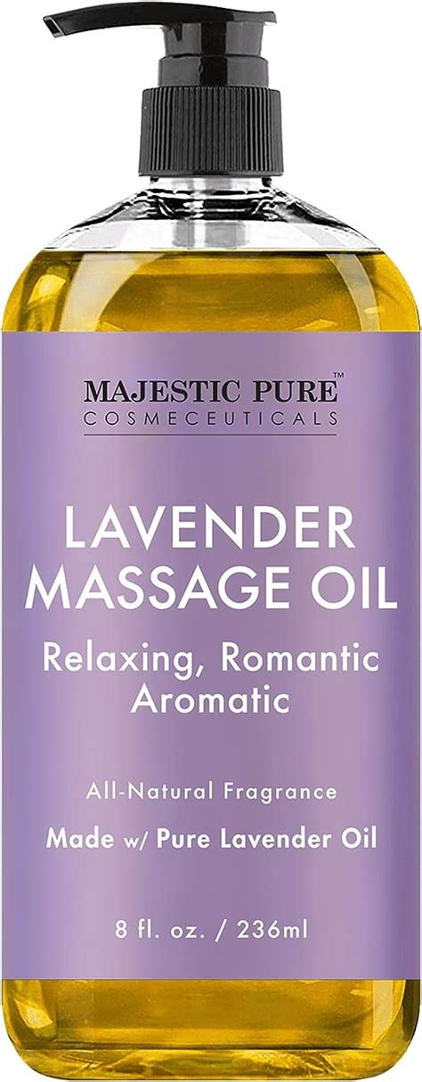 MAJESTIC PURE Lavender Massage Oil for Men and Women India | Ubuy