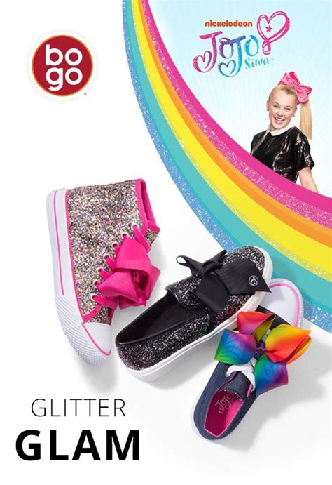 Glittery Jojo Siwa Shoes With Wheels / Jojo Siwa Trade Glitter Bow Hi ...