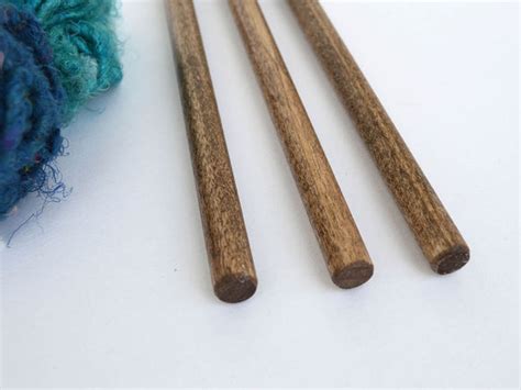 Wall Hanging Dowels - Walnut Finish – Fiber Huis