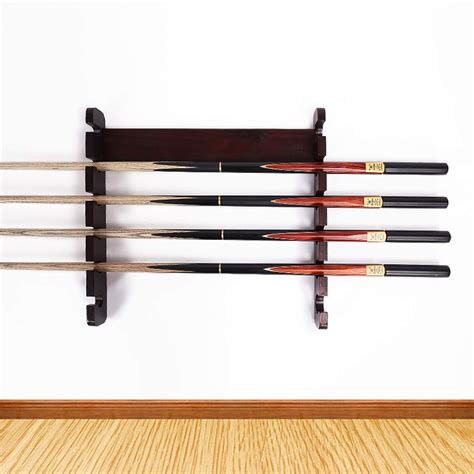 Amazon.com: Racks Inc, 6 Sticks Pool Cue Rack Wall Mounted, Horizontal ...