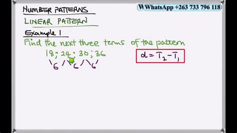 What Is A Linear Pattern Example, Working With The Definition Of Linear ...