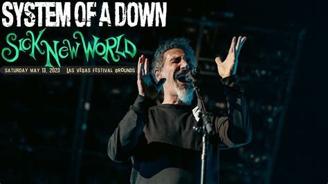 System of a Down live at Sick New World 2023 (Full Show 4K) - YouTube