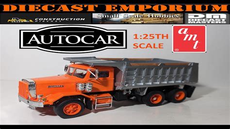 1:25 Scale AMT Autocar DC-9964B Dump Truck with Montone Ultra Strength ...