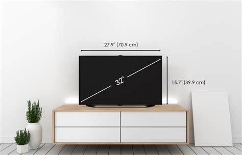 32-inch TV Dimensions: Too small? Sizes in Cm and Feet - Blue Cine Tech