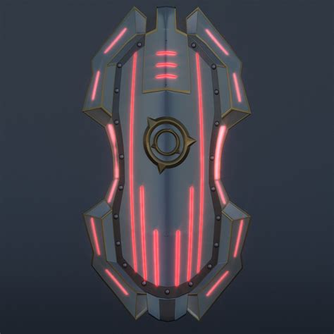 3D model sci-fi shield - TurboSquid 1324011