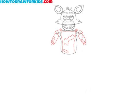 How to Draw Foxy - Easy Drawing Tutorial For Kids