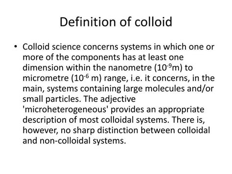 PPT - Introduction to colloid and Surface chemistry PowerPoint ...