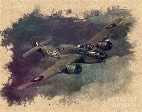 Bristol Beaufort Bomber Painting by Esoterica Art Agency - Fine Art America