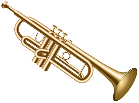 Trumpet Transparent PNG Clip Art Image | Clip art, Art images, Free ...