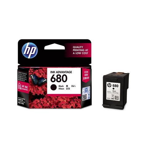 (READY STOCK) HP 680 Black Original Ink Cartridge For HP DeskJet 2135 ...