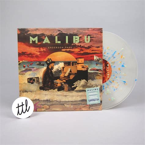 Anderson .Paak: Malibu (Clear Splatter Colored Vinyl) Vinyl 2LP - Turn ...