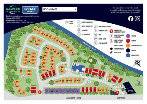 Park Map | Gawler Caravan Park