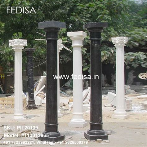 Round Pillar Pop Design Pillar Jali Design Cement Round Pillar Design